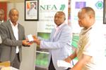 NFA Receives Mobile Phones to Enhance Forest Protection and Law Enforcement Operations Using SMART Technology
