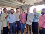 Marine conservation team visits FORV Sagar Sampada campaign against plastic pollution