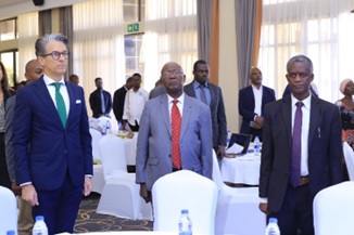 Jane Sadek EU ambassador in Uganda on the left Jane Sadek EU ambassador in Uganda on the left