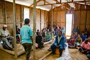 Jiwaka Province, Papua New Guinea | Capacity building training with a CSO in in Kwiop, Jimi Area | Alex Fanaso/WCS | IMG_2929
