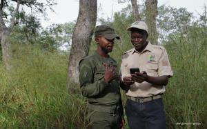  | WCS established a ranger-led monitoring model to inform decision-making in biomonitoring and antipoaching operations. | Photo © Antonio Bóveda/WCS. | ©PH18_LAB_devices