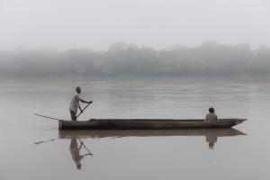 Republic of Congo, NouabalÃ©-Ndoki National Park | Fishermen/community | Â©WCS/Sebastien Assoignons | Fishermen_(c)S.Assoignons.jpg