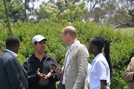 Prince William Visits United for Wildlife Project at the College of African Wildlife Management, Mweka in Tanzania