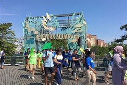 New York Aquarium Celebrates World Oceans Day With a March for the Ocean