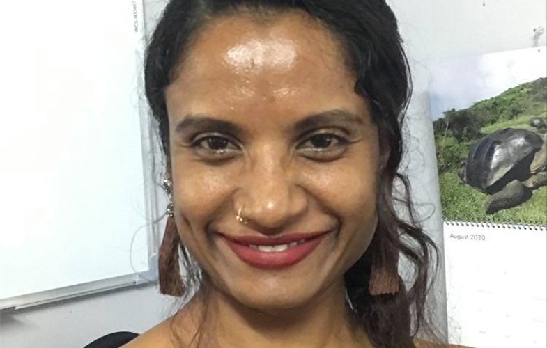 Co-author Yashika Nand, Science Coordinator, WCS Fiji